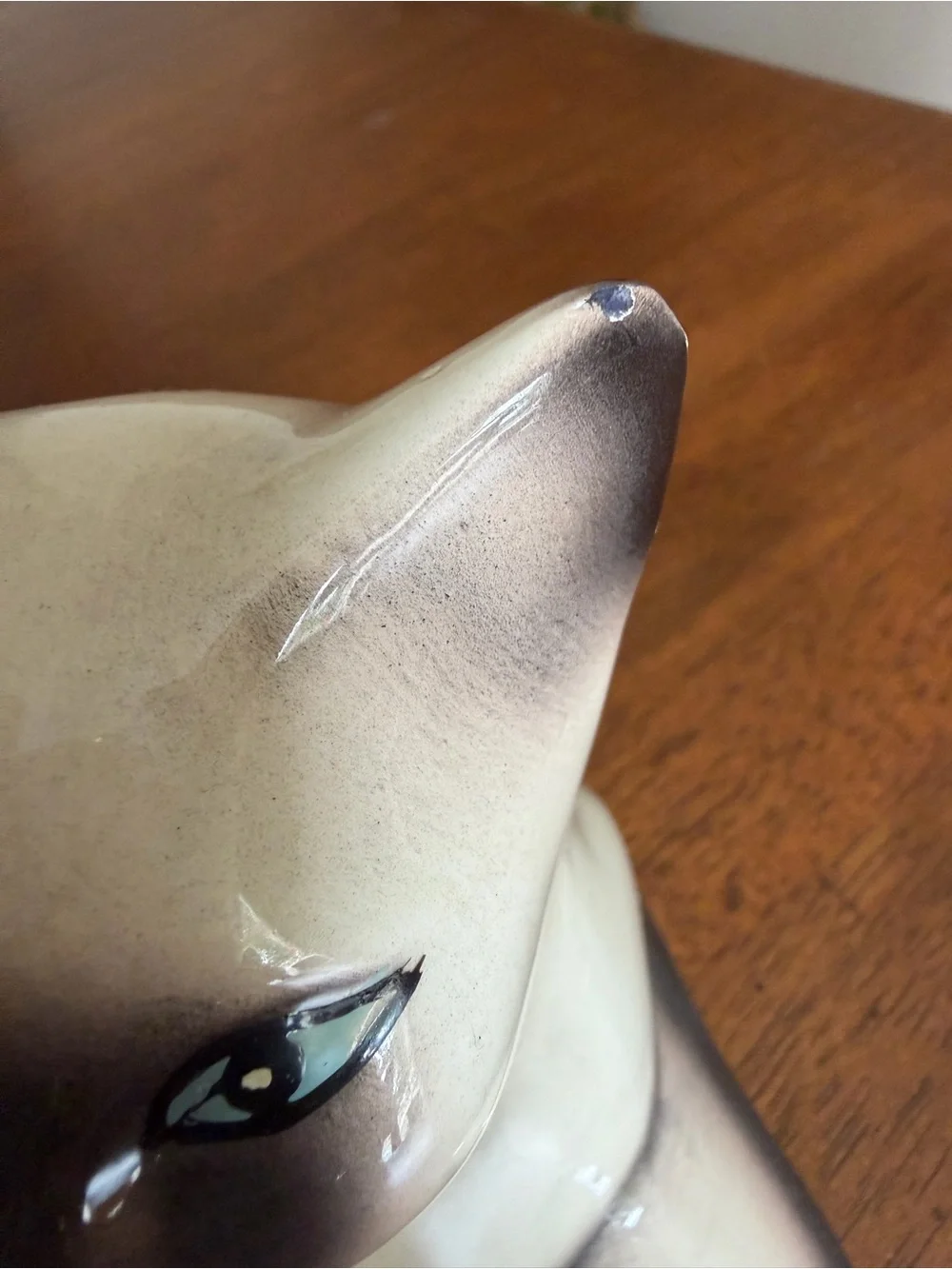 Vintage Siamese Cat Ceramic Planter